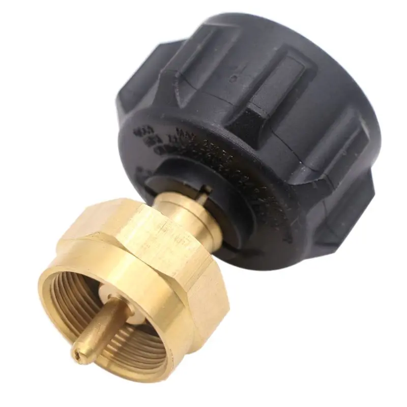 

2021 New Tank Gas Propane Regulator Valve Joint Refill Adapter Outdoor Camping BBQ Gas