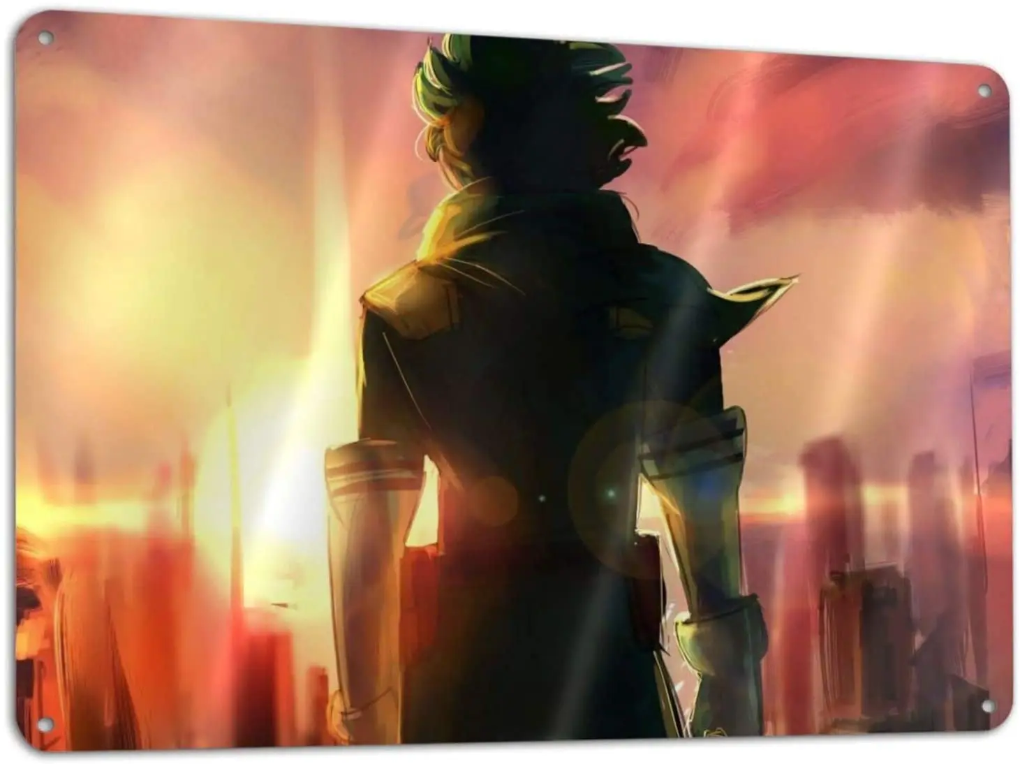

FJXRK Metal Sign Tin Anime My Hero Academia Vintage Sign 12" X 8"