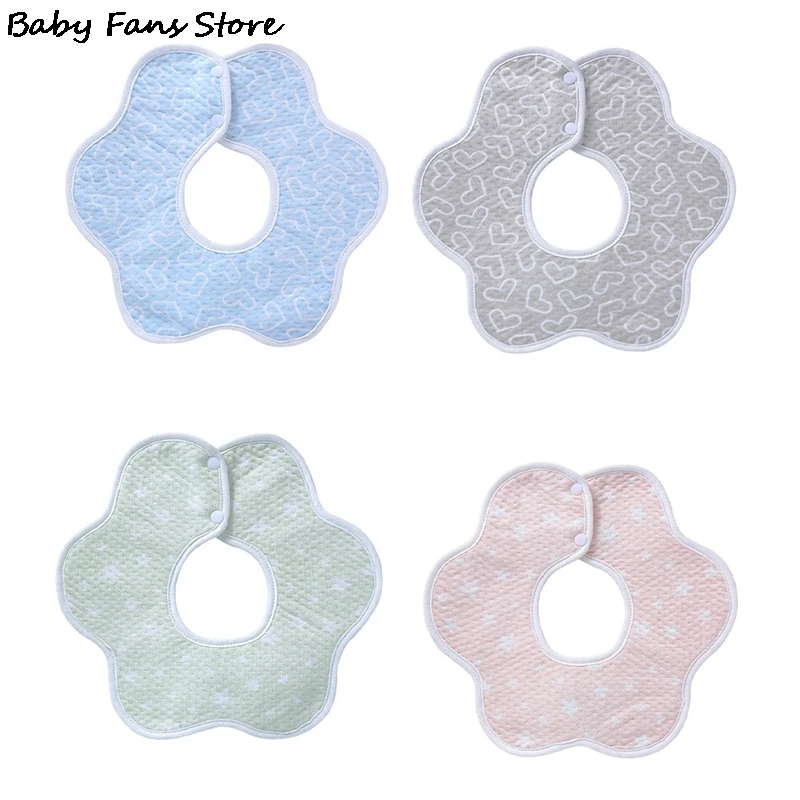 

Waterproof Feeding Bibs Infant Baby Toddler Dinner Lunch Eating Adjustable Buckle Bib Aprons Newborn Kids Lovely Wipe Towel Cute