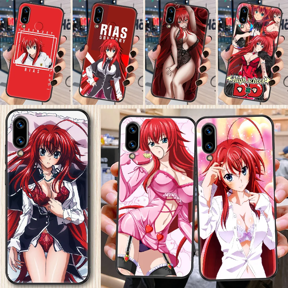 

Rias Gremory High School DxD Phone Case For Huawei Honor 6A 7A 7C 8A 8X 8 9 9X 10 10i 20 Lite Pro black painting waterproof