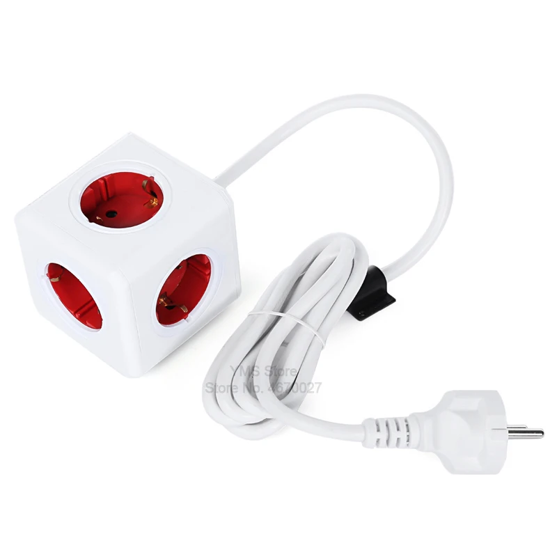 Allocacoc для домашнего использования Расширенный Удлинительный кабель блок питания