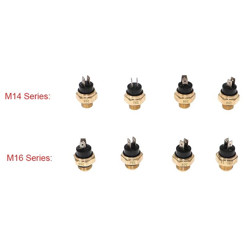 Фото M14/M16/M18*1,5 мм мотоциклетный электрический радиатор, вентилятор охлаждающей жидкости, термостат, переключатель температуры воды, датчик температуры для велосипеда 200 250 400 №3