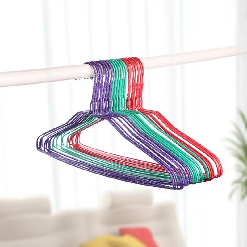 

Random Multifunctional Clothes Organizer Household Non-slip Metal Drying Rack For Adult Hangers Metal Shirt Hook Accessories