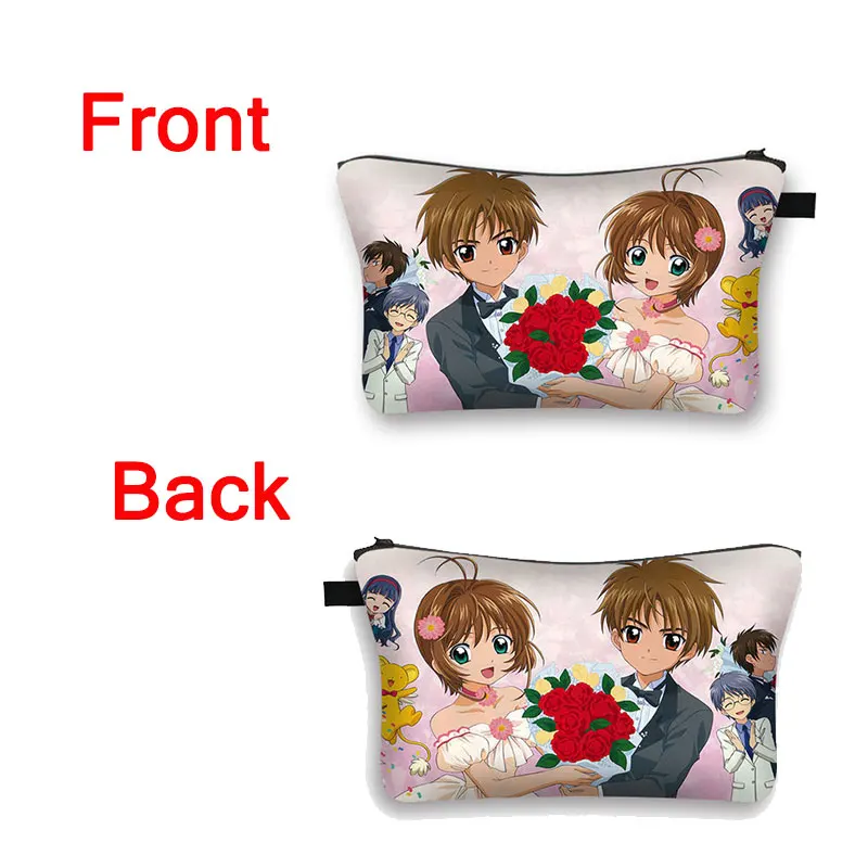 Чехол для косметики с рисунком аниме Cardcaptor Sakura Clow женские сумки макияжа милая