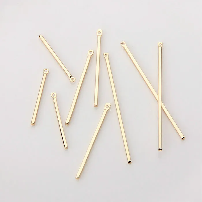 Минималистичные геометрические серьги сделай сам латунные позолоченные