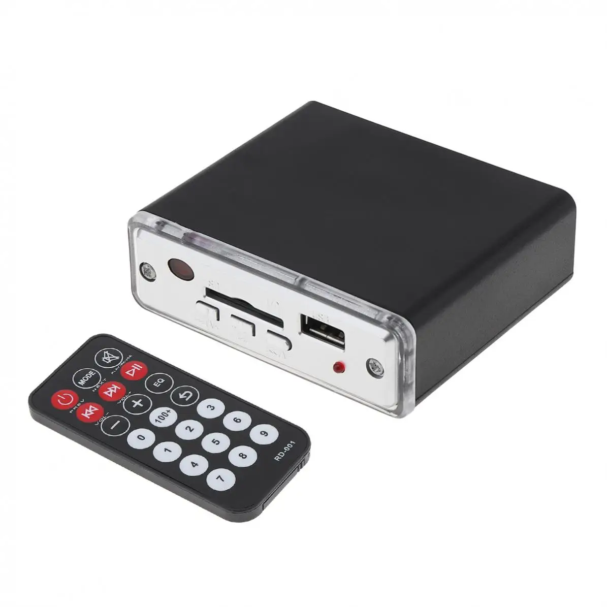 

12V Mini Lightweight Portable Car Motorcycle Stereo Amplifier Amp LED USB / SD Digital Player MP3 with Remote Controller