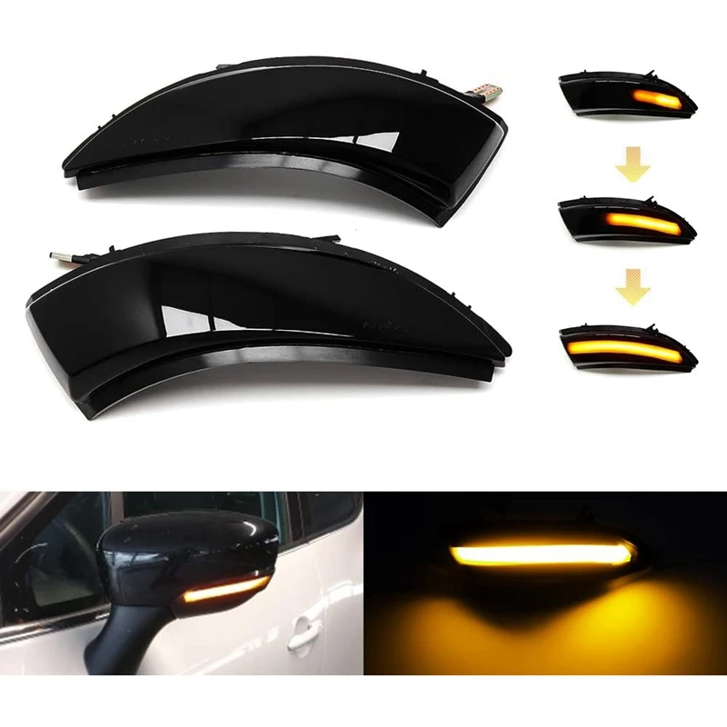 

Side Mirror Indicator Dynamic Turn Signal Light Flowing Blinker for Renault Clio IV MK4 BH RS- Grandtour KH 2012 -2016