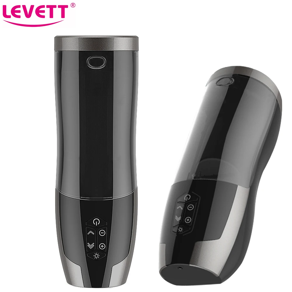 Мужской автоматический мастурбатор LEVETT с нагревом электрическая подтяжка