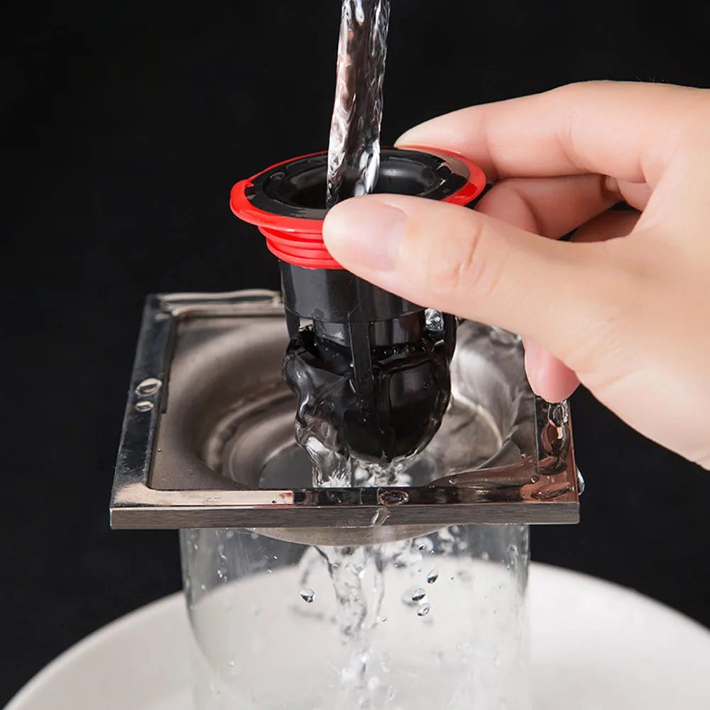 

HILIFE Sewer Pest Control Plug Trap Siphon Sink Kitchen Bathroom Toilet Water Drain Filter Deodorant Floor Drain Core