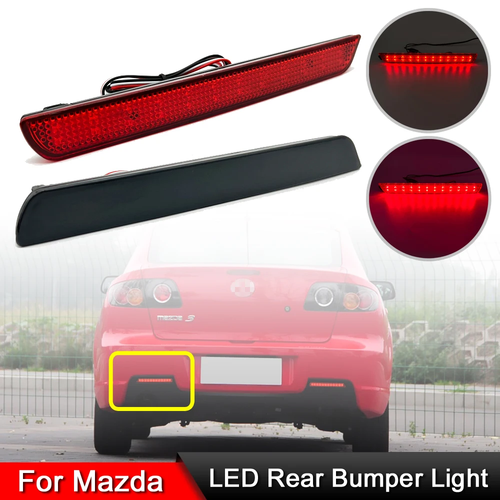 

Светодиодная ламсветильник заднего бампера для Mazda 3 04-09 Mazdaspeed 3 07-09 Axela BK5P/BKEP/BK3P