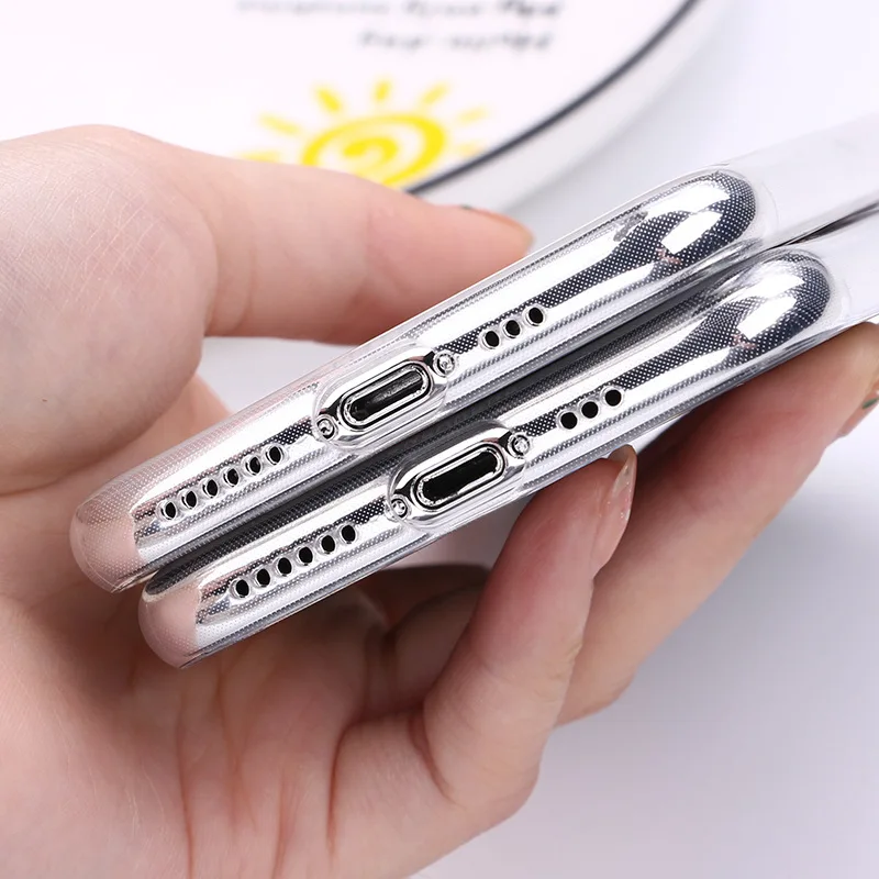 

Sport Brand Black White Label Case for Iphone 11 Pro Max 12 Pro Mini XR XS 8 X 7 6 Plus Transparent Soft Funda Silicone TPU Case