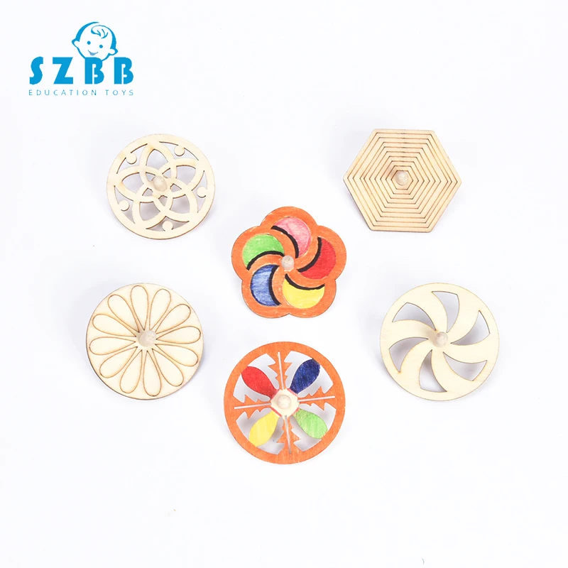 Sz Паровая картина Diy домашняя развивающая игрушка натуральные бревна цвета