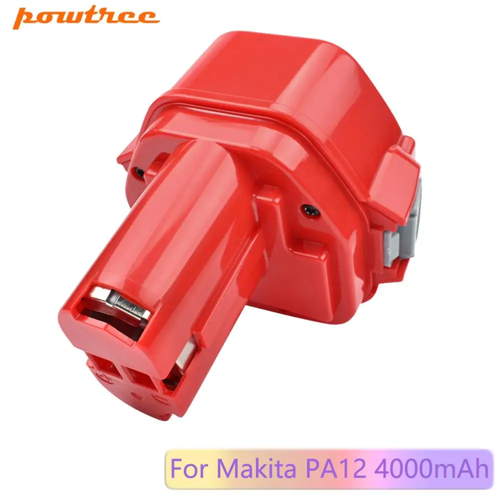 Powtree 12v 4000 мА/ч металл гидридных или никель PA12 батарея Замена батареи для Makita 1220 1222