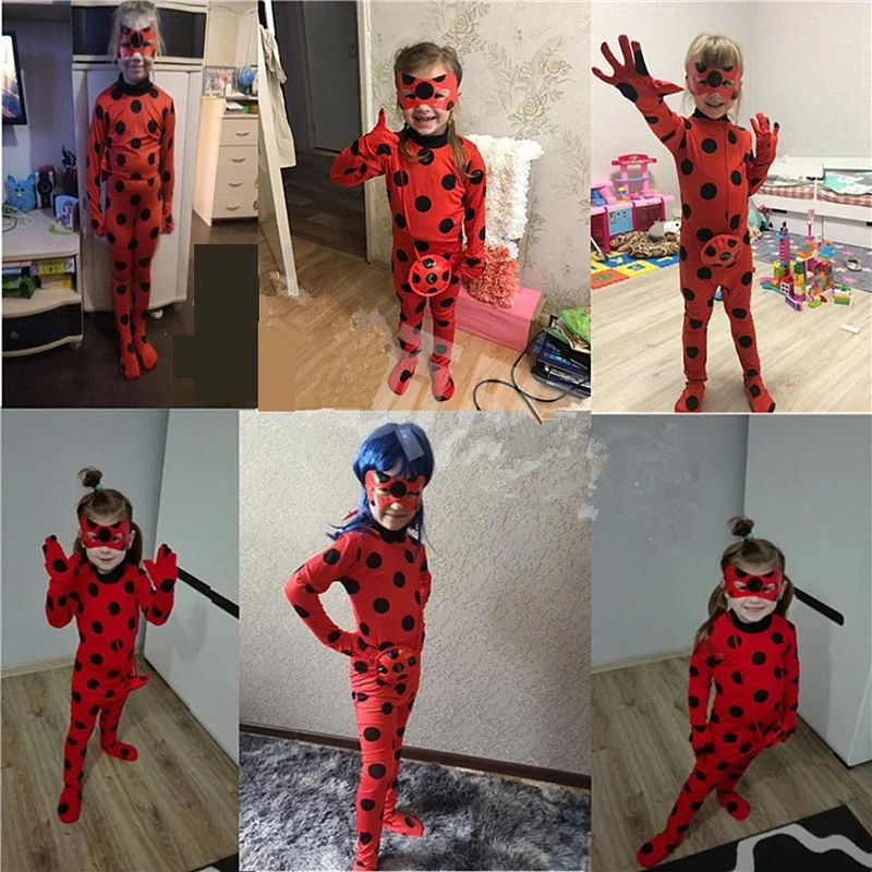 Маскарадный маринетт на Хэллоуин детские костюмы для представлений детская