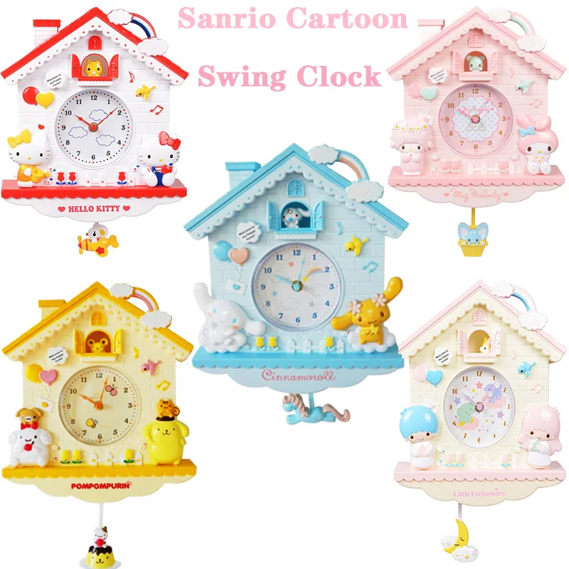 Милые аксессуары Sanrio Kitty My Melody Cinnamoroll симпатичная красота комната Спальня