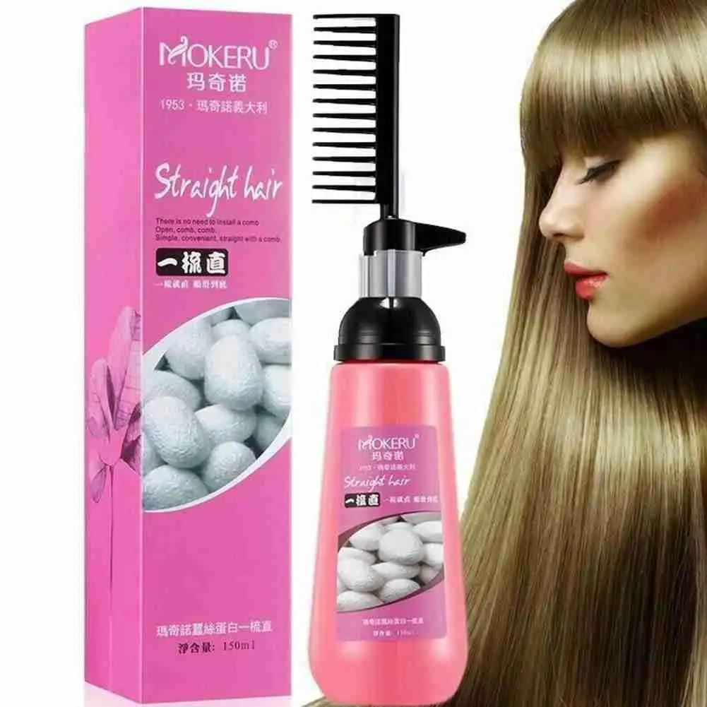 

150 мл без ущерба для волос быстрорежущие коллаген расческа для выпрямления волос, крем для лечения Кондиционер для волос уход за волосами Кр...