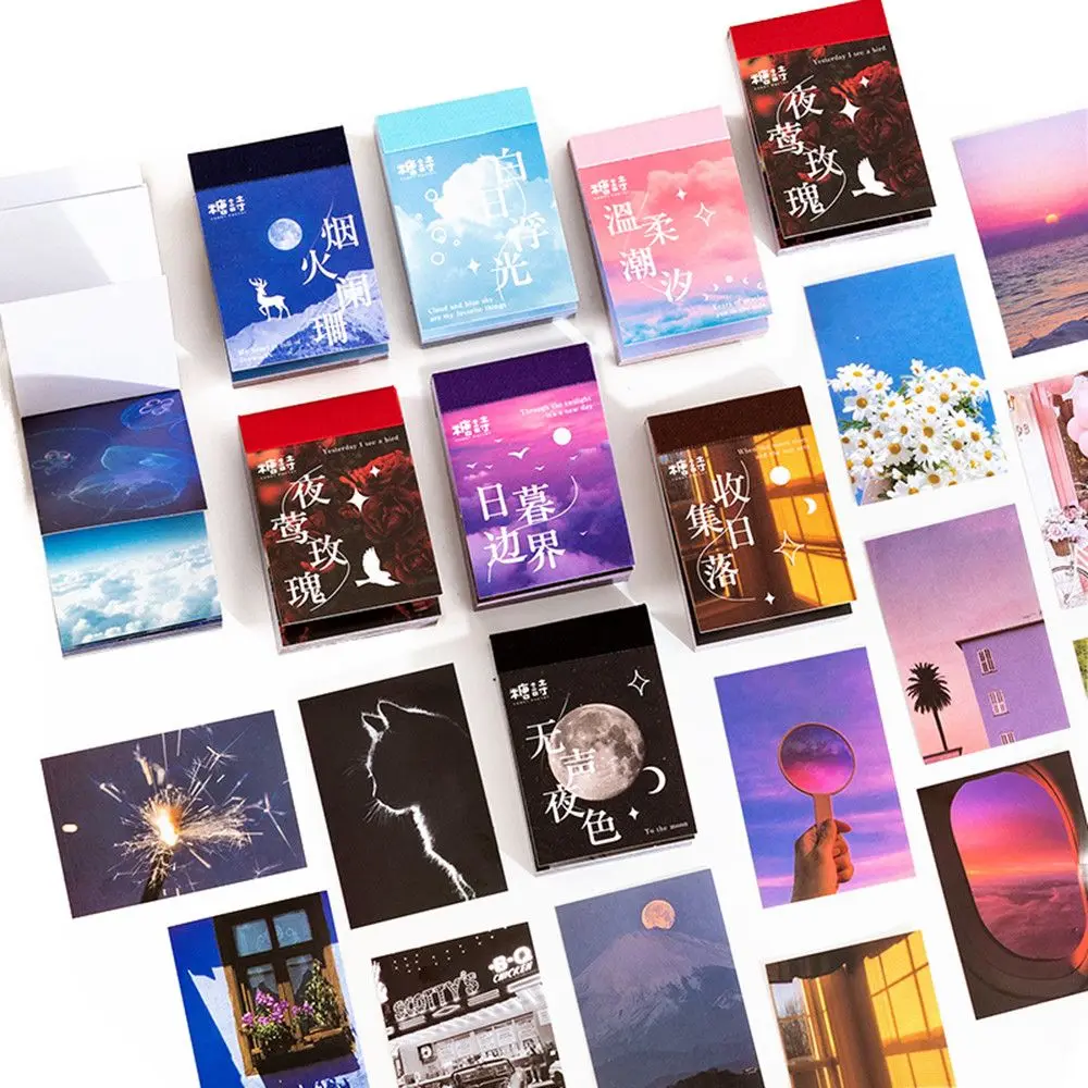 

Vintage Album Diary Decor Memo Pads Notes Stationery Retro Paper Stickers Sticky Notes Scrapbooking Decorative