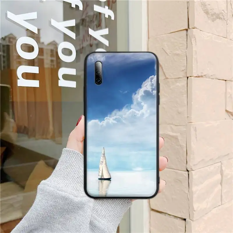 

Sailing ship boat Phone Case for Samsung A02 A52 A12 A8 Plus A9 2018 A10S A20 A30 A40 A50 A70 A72 A32 M02 Case