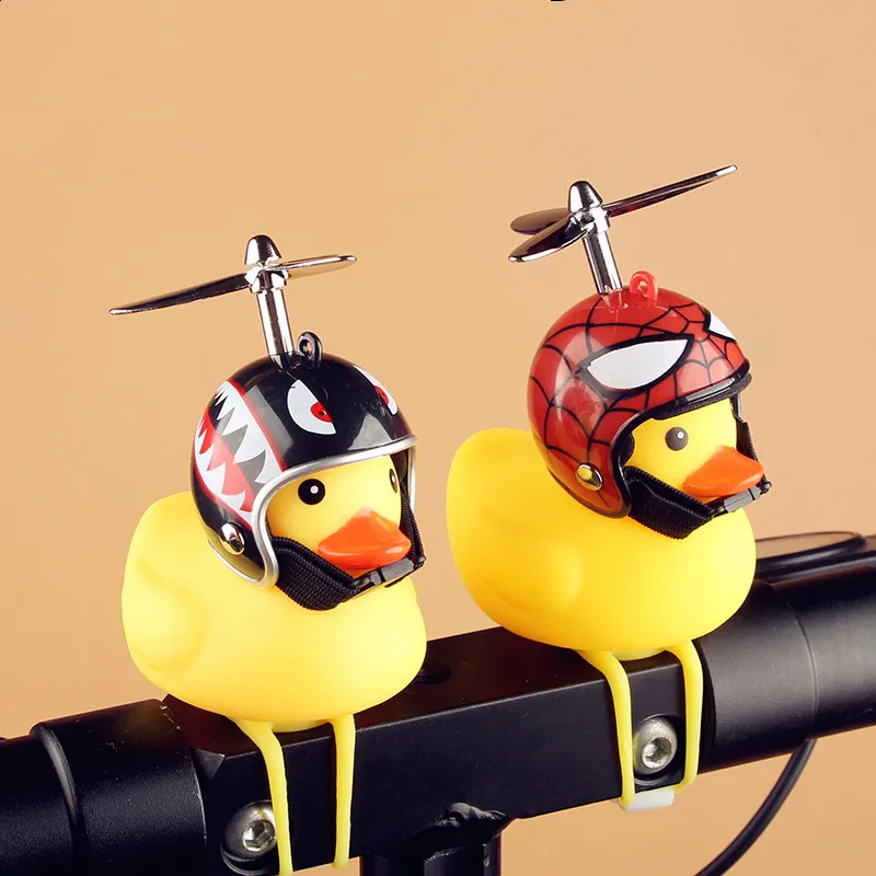 Стоящий велосипедный колокольчик &quotУтка&quot с светильник сломанный ветер