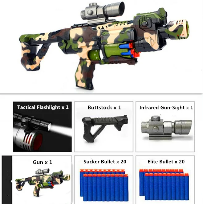 M4 Электрический взрыв мягкий пуля пистолет костюм для Nerf пули игрушка винтовка пистолет Дартс бластер детский лучший подарок игрушечный пистолет