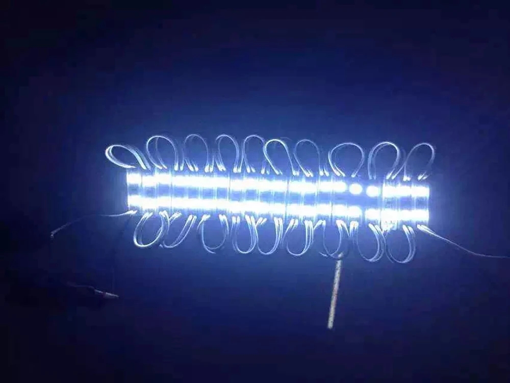 

20 шт. светодиодные модули 2835 SMD DC 12 В 2 светодиода подсветка Водонепроницаемая IP65 светодиодная вывеска освещение красный зеленый синий желтый белый