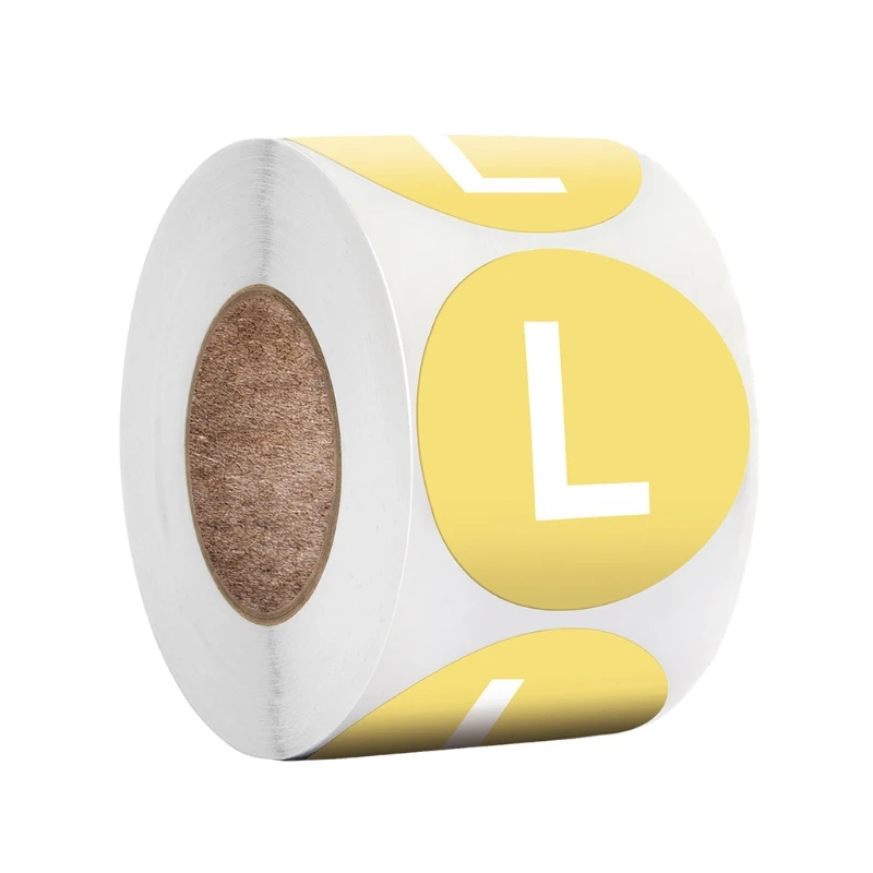 500 шт красочные круглые одежда Размеры наклейки 1 дюйм самоклеящиеся этикетки для