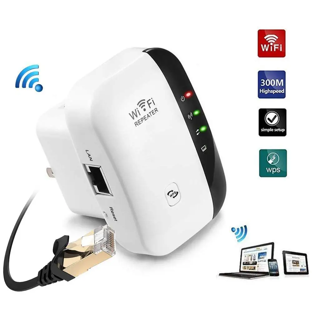 Беспроводной Wi Fi ретранслятор усилитель сигнала 802.11N/B/G расширитель диапазона 300
