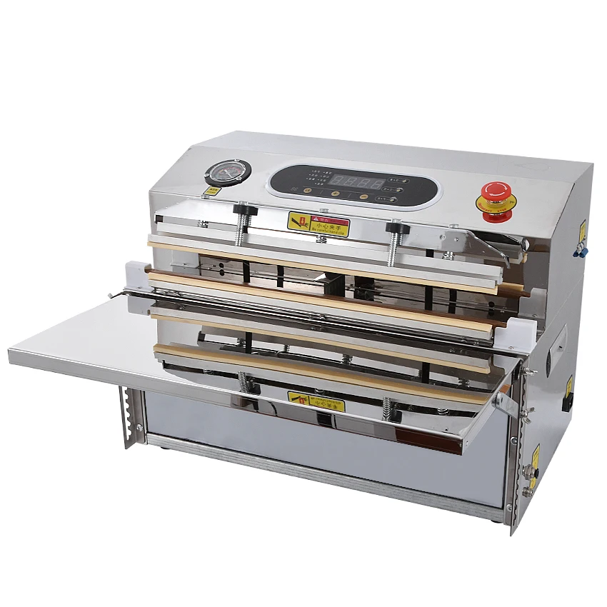 Вертикальный пластиковый вакуумный упаковщик OX 500 длиной 50 см автоматическая