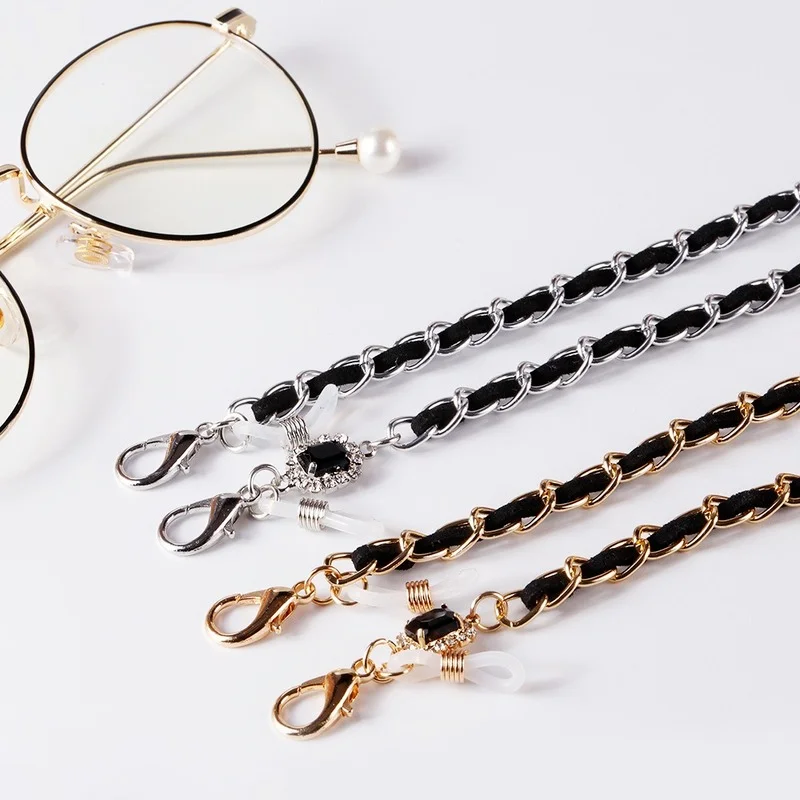 

2021 New Sunglasses Masking Chains for Women Metal Braided Rope Eyeglasses Chains Lanyard Sunglasses Jewelry Accessory Necklace