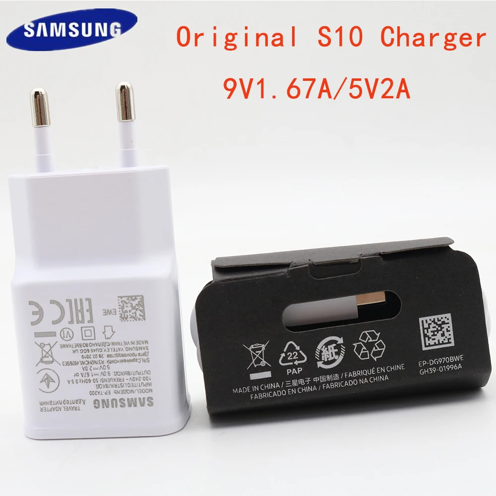 USB-адаптер Samsung для быстрой зарядки тип C 9 В Galaxy S10 | Мобильные телефоны и