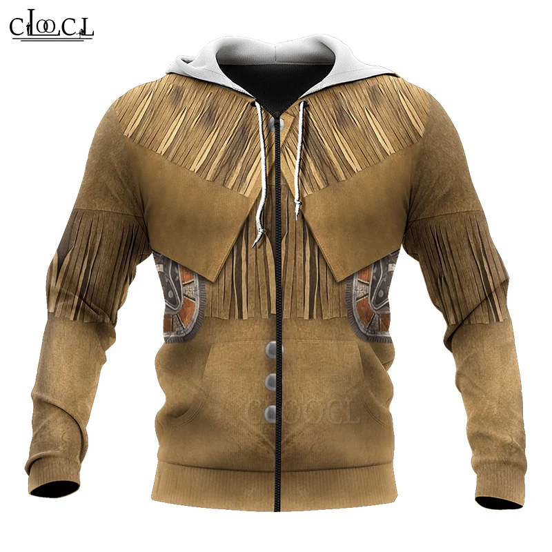 

CLOOCL Newest Zipper Hoodies Popular Native Indian 3D Print Men Women Couple Fashion Casual Harajuku Tops Drop Shipping