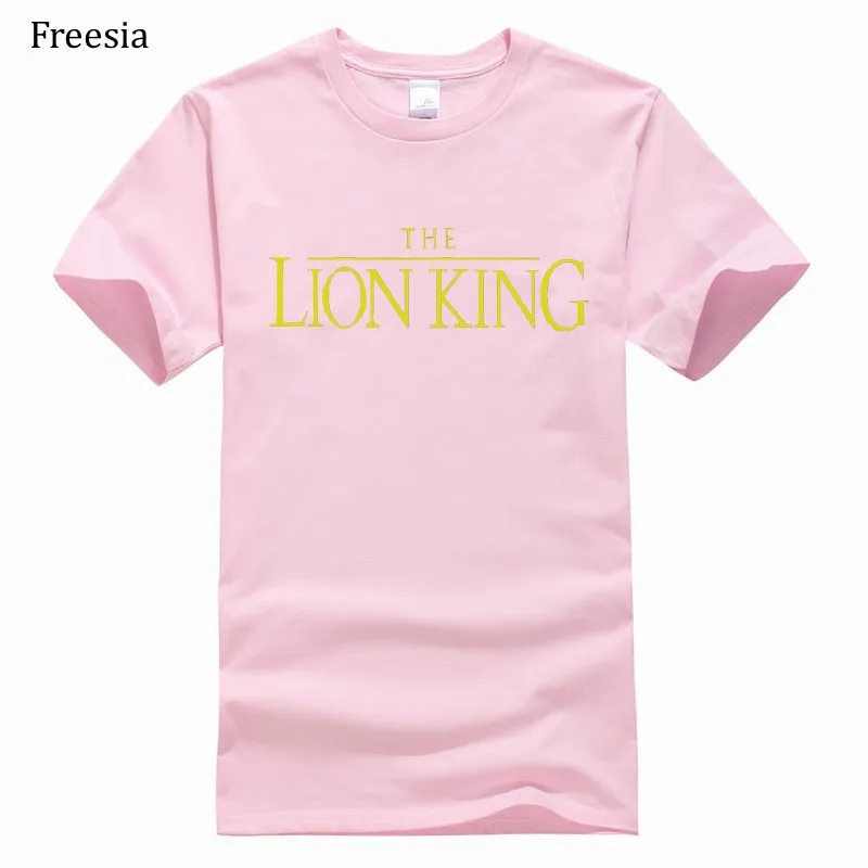 Футболка мужская хлопковая с коротким рукавом Повседневная рубашка принтом льва