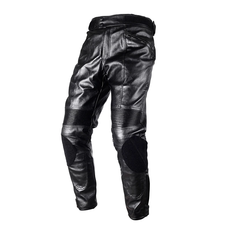 

Motorcycle Waterproof Pants PU Leather Racing Trousers Protective Gear Locomotive Motocross Leather Pants