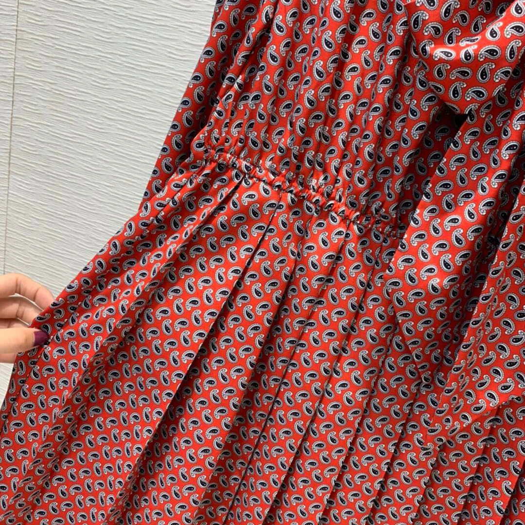 Женское винтажное платье с длинным рукавом повседневное свободное