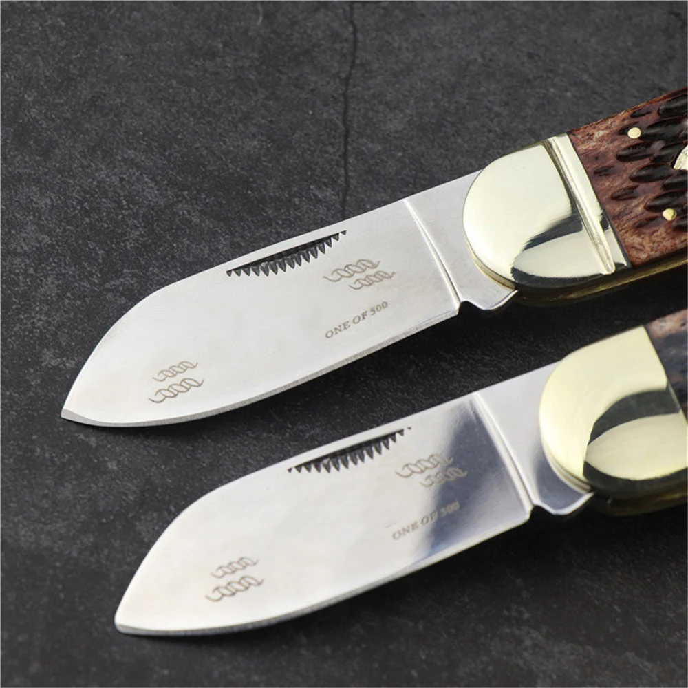 Складной нож Sunfish светильник двойной для фруктов окрашенная медь ручка из