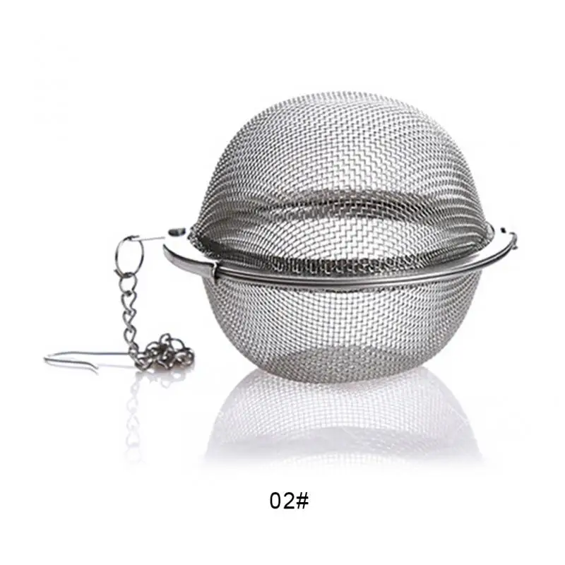 3 Size Optional Stainless Steel Seasoning Ball Strainer Mesh Solid Spice Residue Filter Tea Infuser Tools | Дом и сад