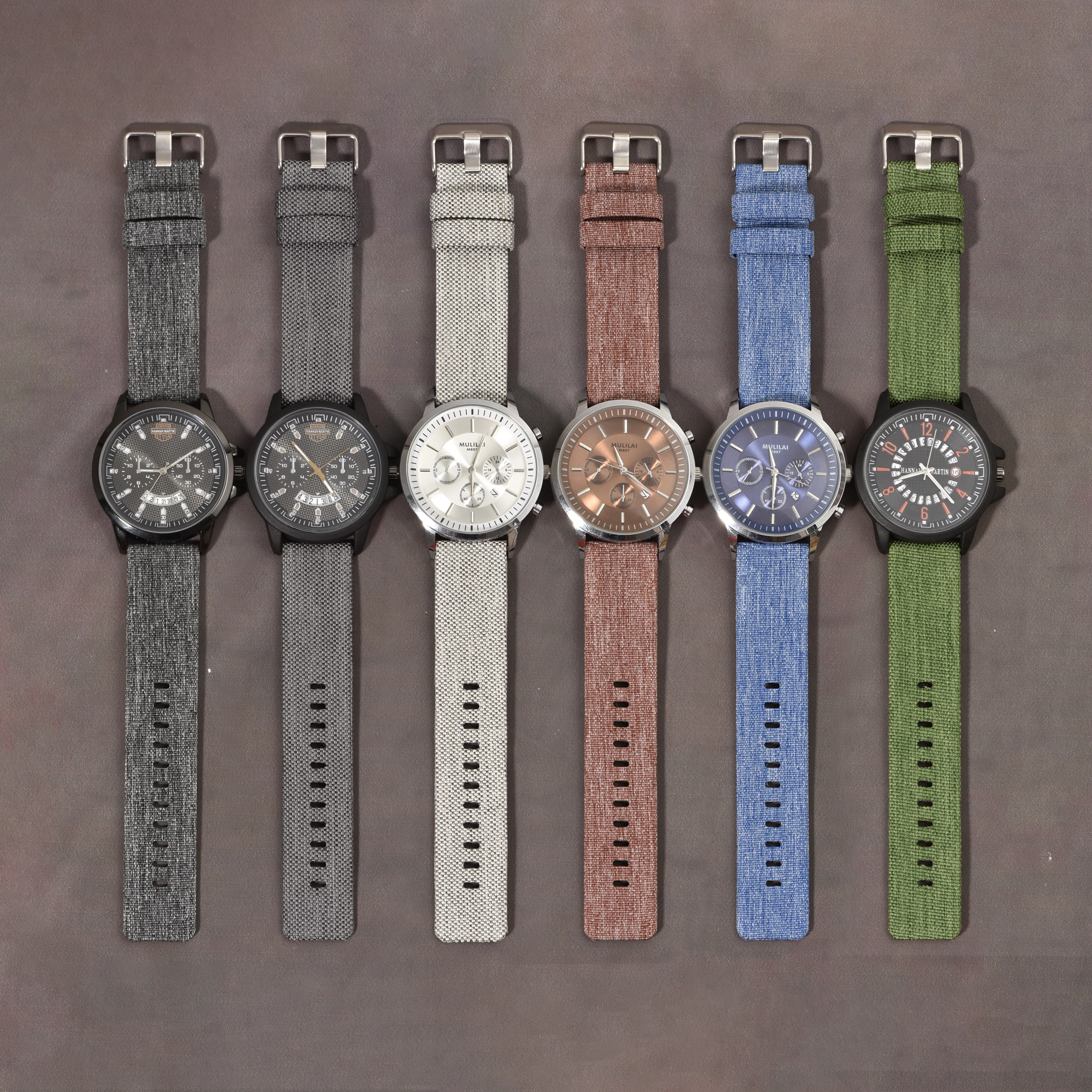 BEAFIRY Quick Release 20mm  22mm 24mm Strap Breathable Woven Nylon Watch Band Canvas Watchbands Belt Sports for men women Black