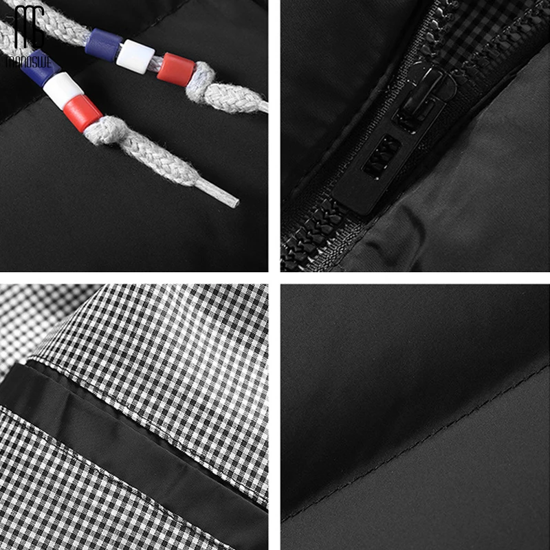 Мужской жилет без рукавов Manoswe теплый с капюшоном повседневный тонкий плотный