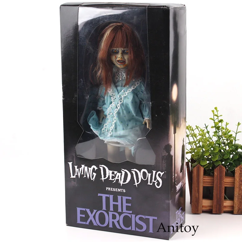 with box Фигурка фильма ужас живые мертвые куклы представляет Exorcist Terror кукла Фигурки ПВХ MEZCO TOYZ Коллекция Модель игрушки - Цвет: with box