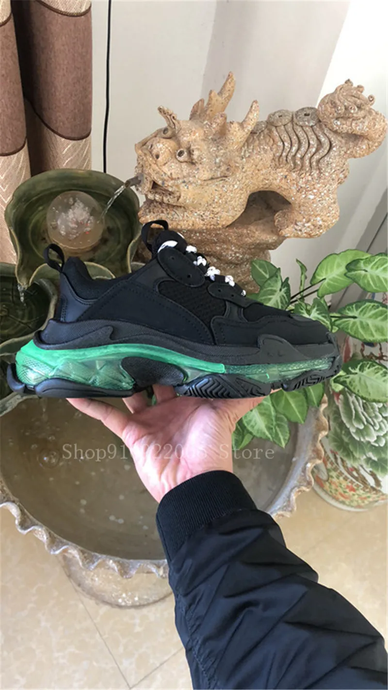 

2020 Fashion Designer Paris 17FW Triple S Sneakers for Men Women Increased Sports Trainers Casual Dad Shoes EUR36-46