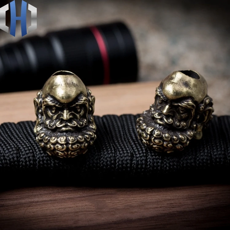 Оригинальные Медные бусы Dharma с ножом и бусинами ручной работы Подвеска для ключа