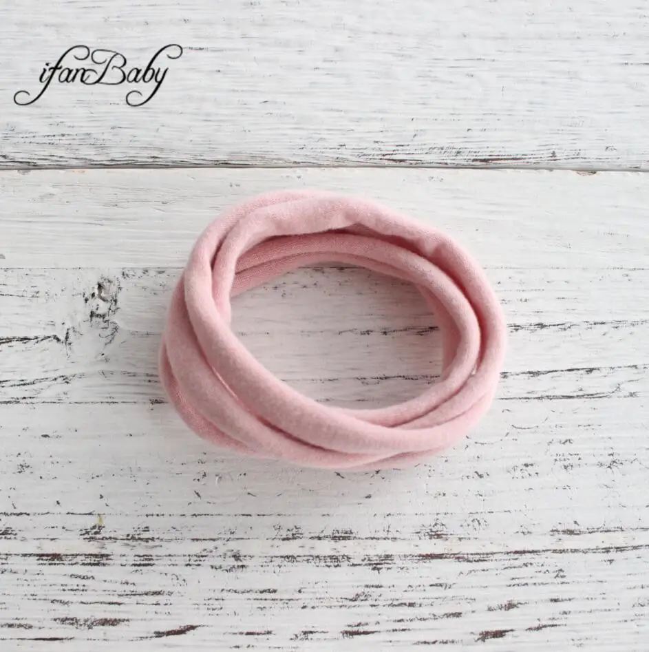 Vintage pink Нейлоновая повязка на голову, мягкая эластичная повязка на голову, подходит для всех детей, аксессуары для волос для взрослых людей - Цвет: Vintage pink