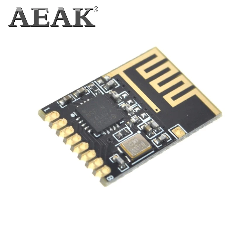 AEAK 10 шт. комплект компонентов NRF24l01 + 2 4 ГГц беспроводной модуль мини версия