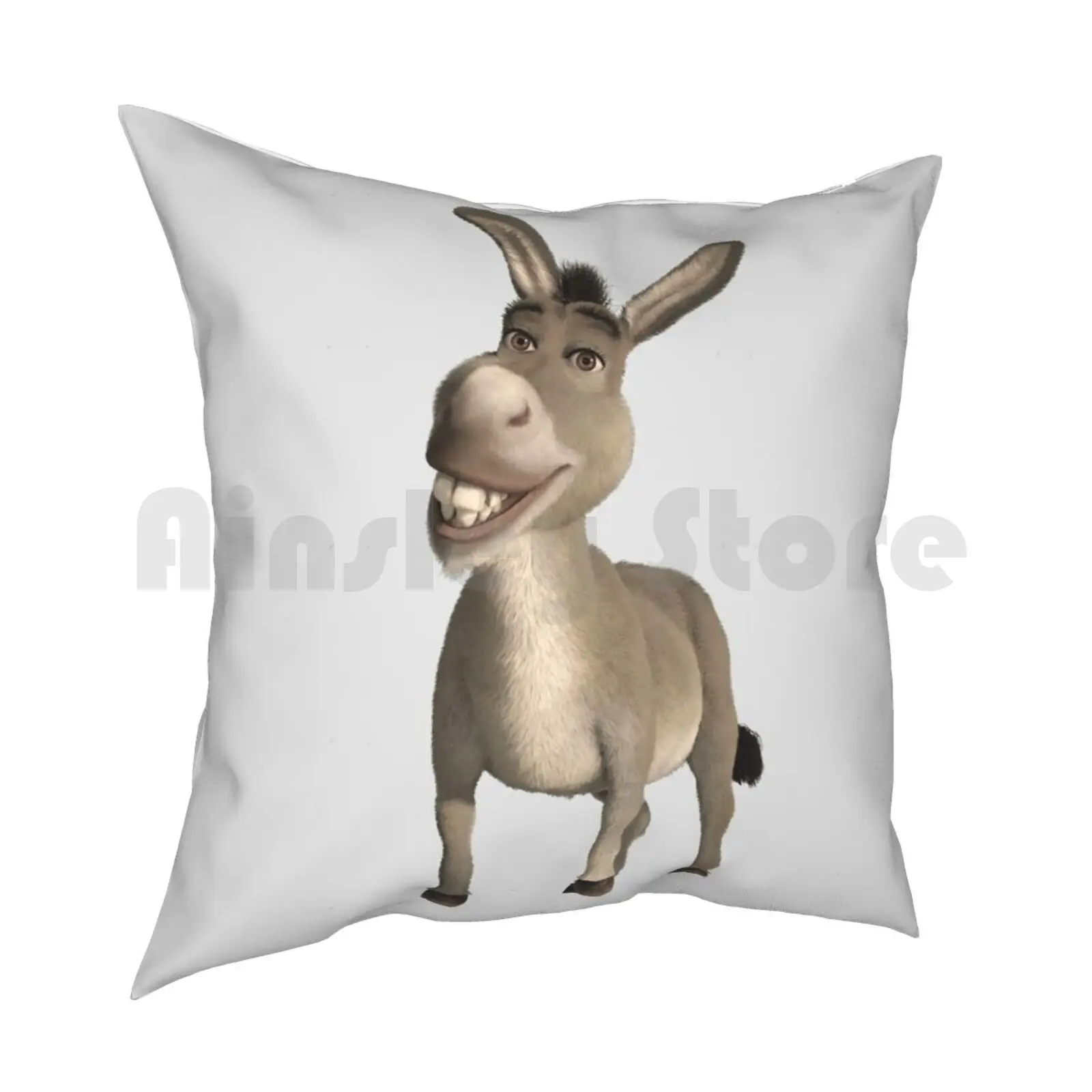 Ослика из Шрек фильм Подушка Чехол с принтом домашняя мягкая подушка DIY крышка