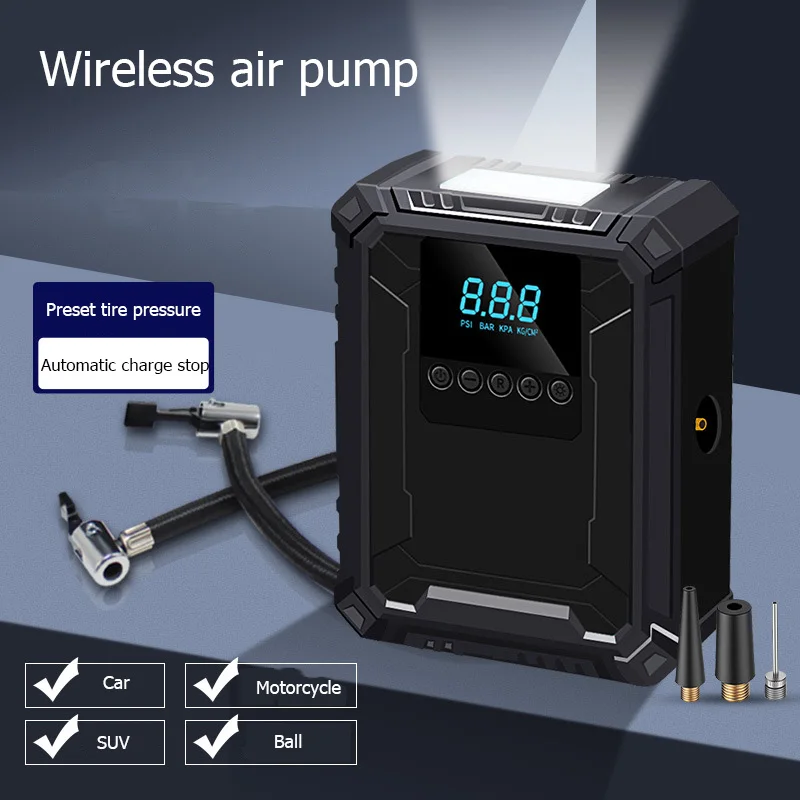 Беспроводной электрический воздушный насос RACEFAS автомобильный компрессор