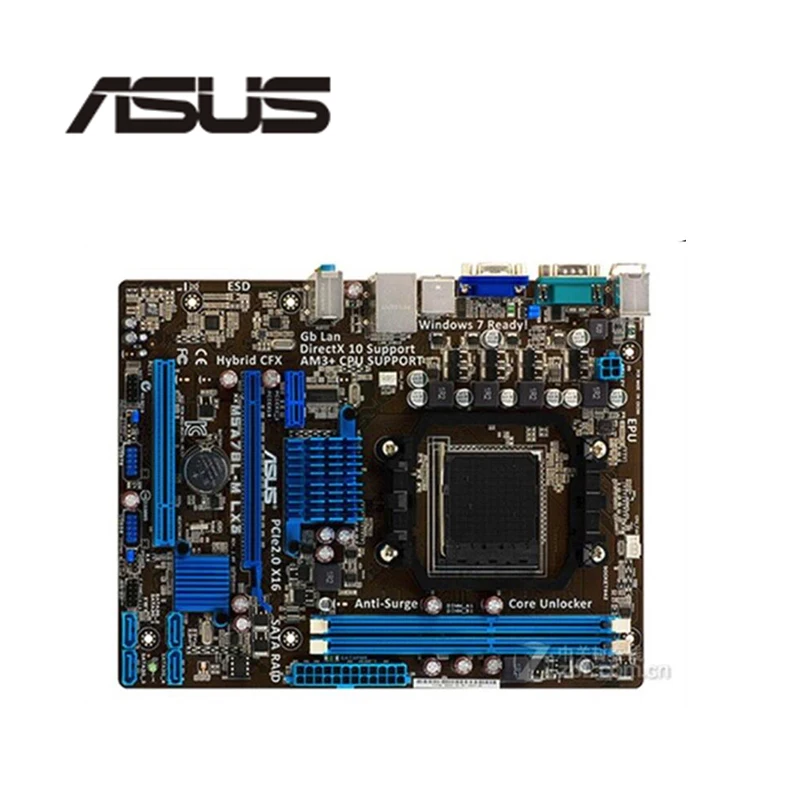 Для ASUS M5A78L M LX3 оригинальный б/у настольный компьютер для материнской платы AMD 760G