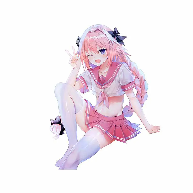

Cute Girl Car Sticker Vinyl Auto Accessories Car Window Car Styling Decal PVC 13cmx10cm Cover Scratches Waterproof
