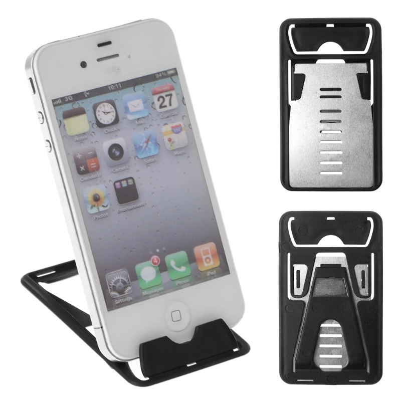 Тонкий Карманный размер портативная складная подставка для телефона Подставка