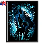 Вышивка крестиком мультфильм невесты Diy алмазная живопись Принцесса Вышивка 5D полная квадратная Круглая Мозаика Стразы искусство домашний декор