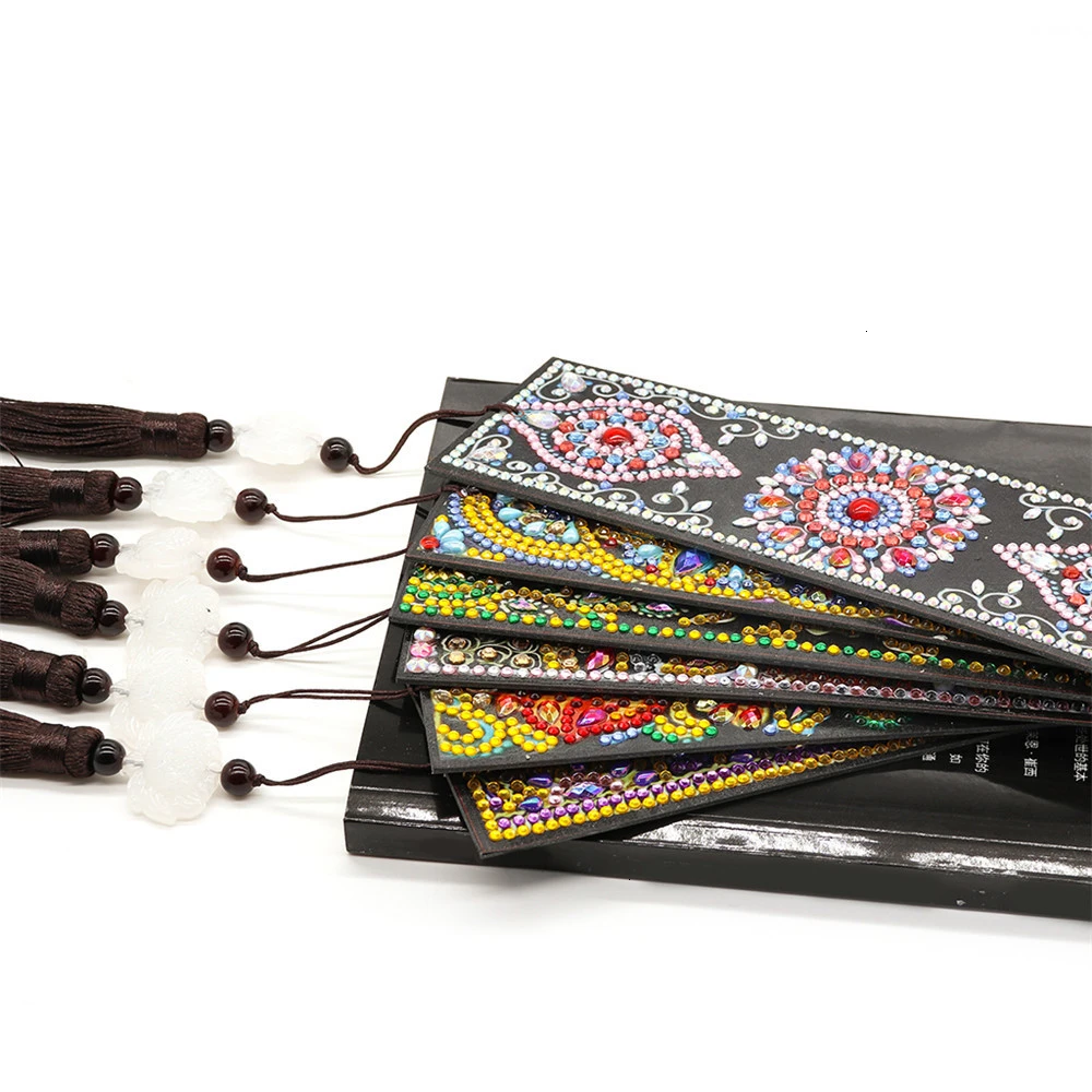 AZQSD специальная форма Закладка Алмазная вышивка Мандала крестиком кожаная